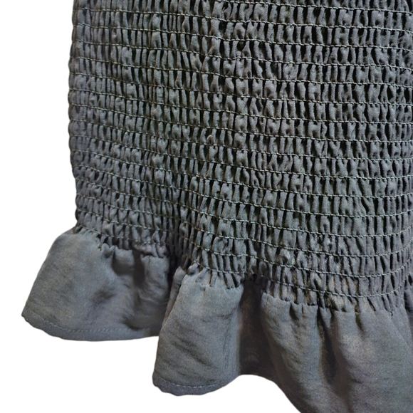 Love Tree boho top with fully rouched skirt. Large - Picture 5 of 7